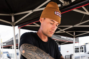 HWV BEANIE: Butterfly Oatmeal