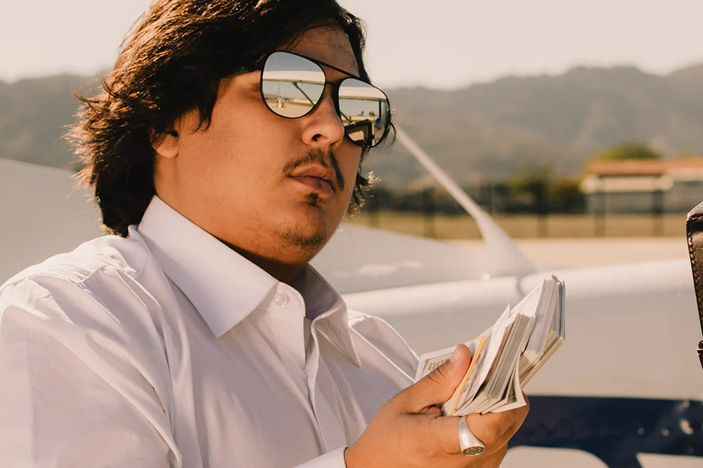 INCLINE SUNGLASSES: Satin Black