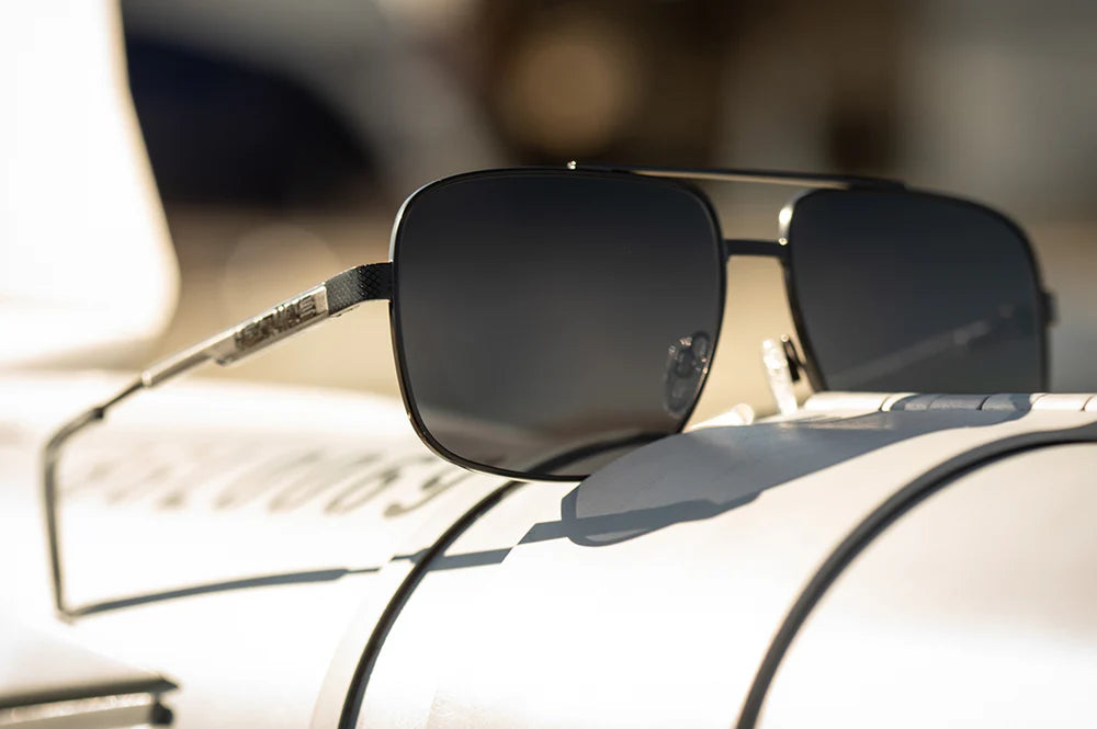 NIMITZ SUNGLASSES: Satin Black x Ultra Black Lens