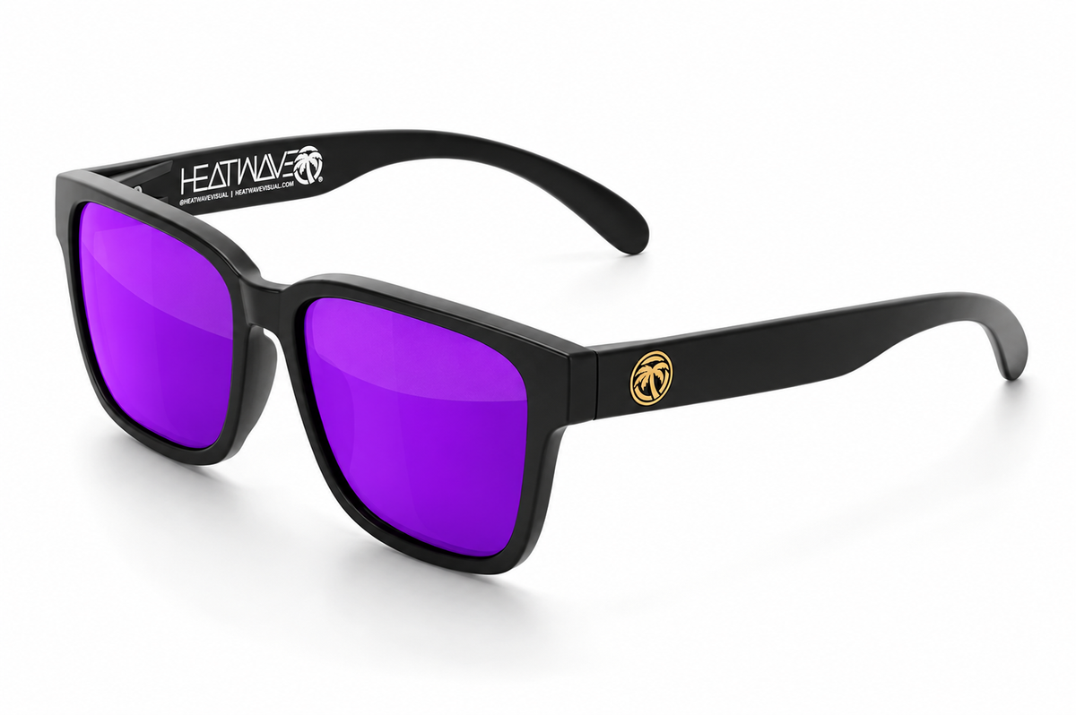 APOLLO SUNGLASSES: Black Ultra Violet Lens
