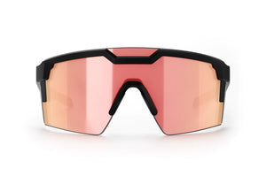 FUTURE TECH SUNGLASSES BLACK: Rose Gold