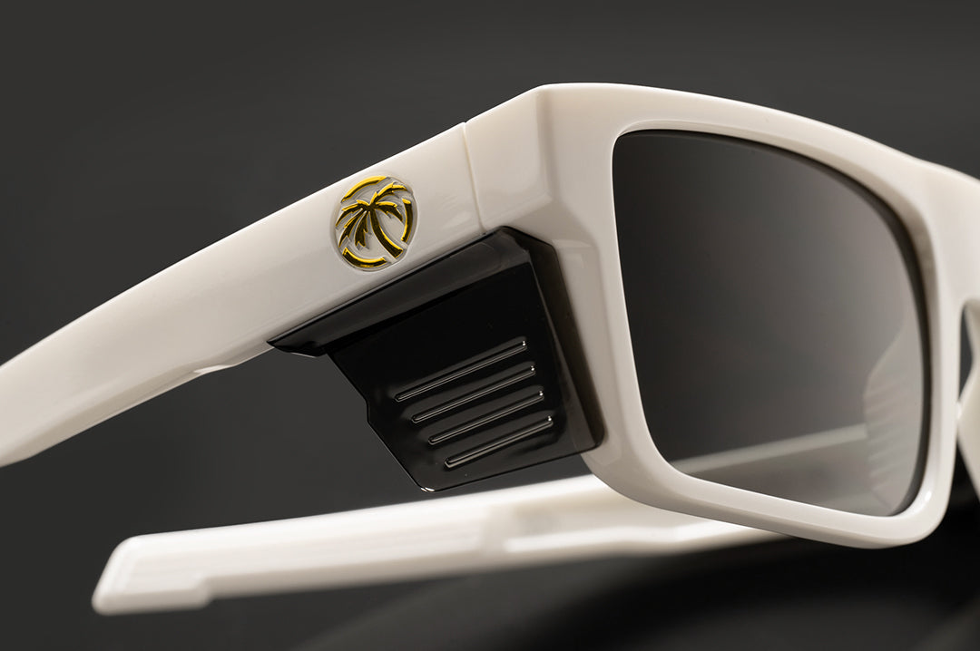 PERFORMANCE RAYTH SUNGLASSES: Raha White Black Tint