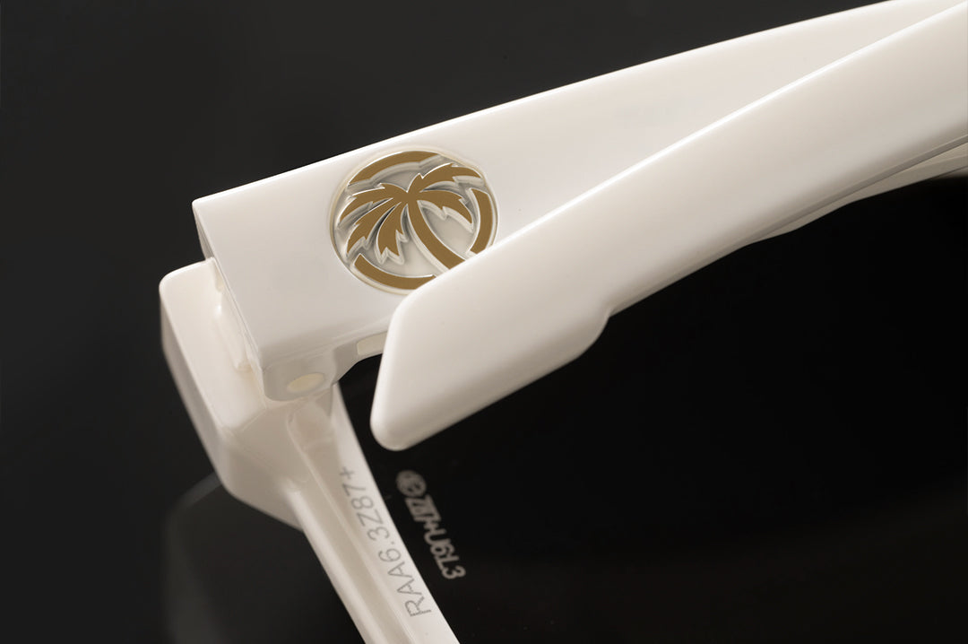 PERFORMANCE RAYTH SUNGLASSES: Raha White Black Tint