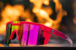 FUTURE TECH SUNGLASSES PINK: Standup Customs