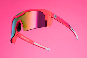 FUTURE TECH SUNGLASSES PINK: Standup Customs