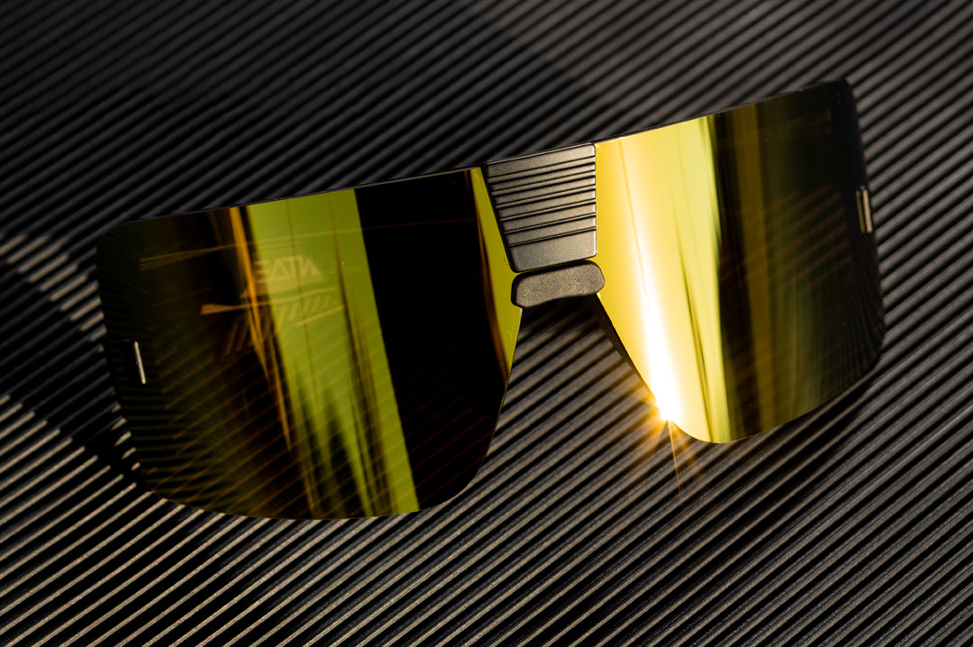 VECTOR SUNGLASSES BLACK: Gold