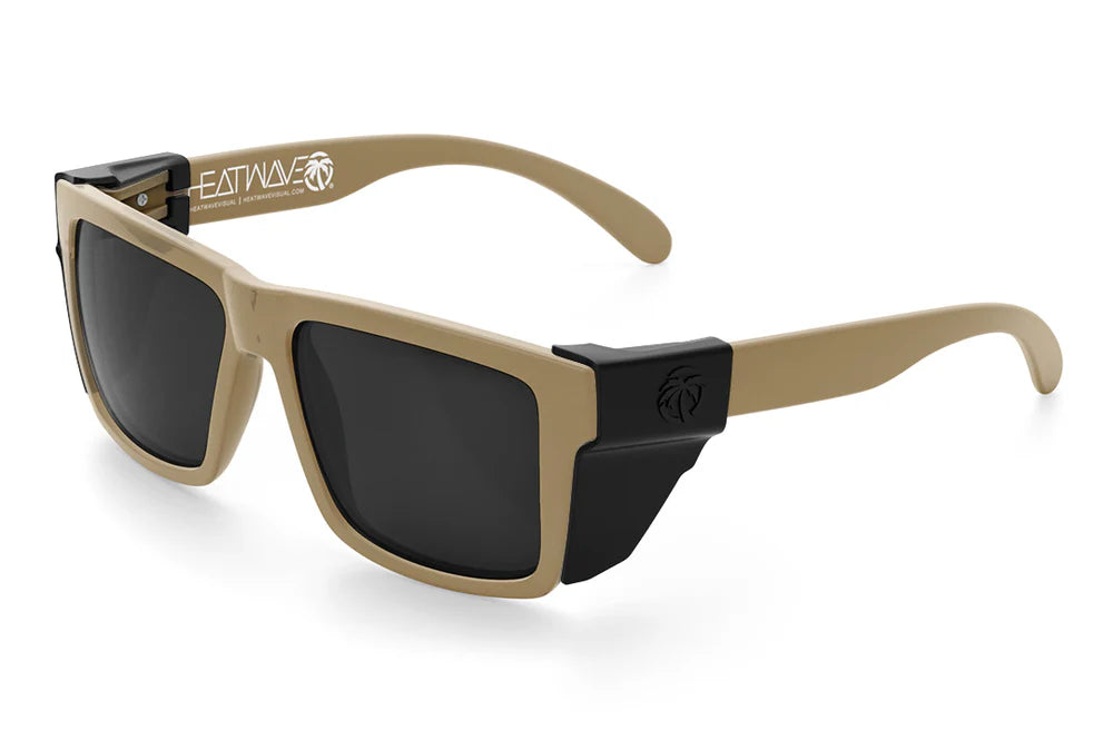 VISE SUNGLASSES: Desert Tan - Black