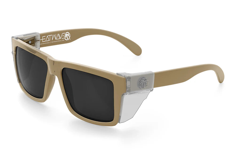 VISE SUNGLASSES: Desert Tan - Black