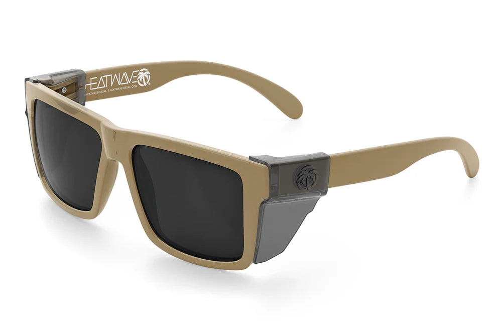 VISE SUNGLASSES: Desert Tan - Black