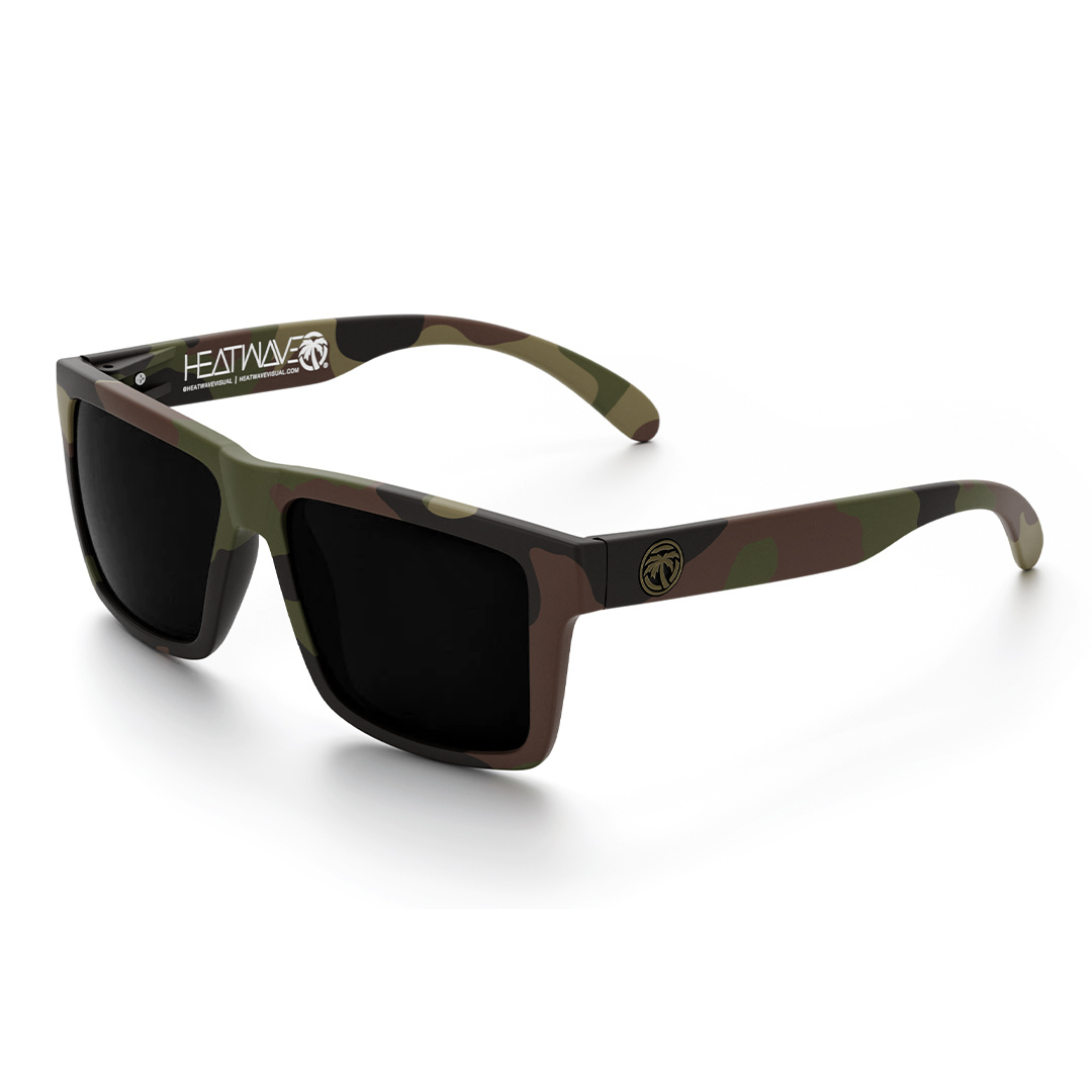 XL VISE SUNGLASSES: Fleck Camo Ultra Black