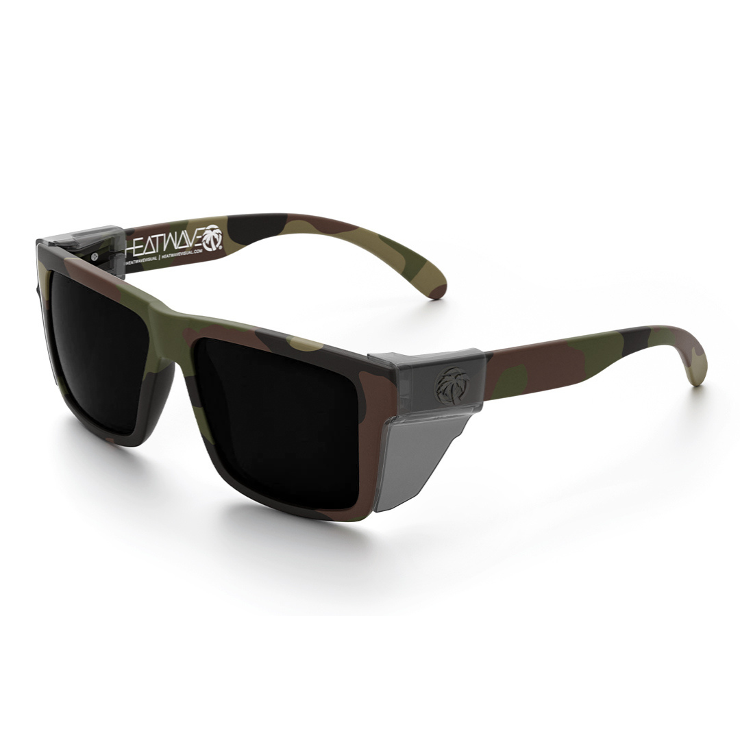 XL VISE SUNGLASSES: Fleck Camo Ultra Black