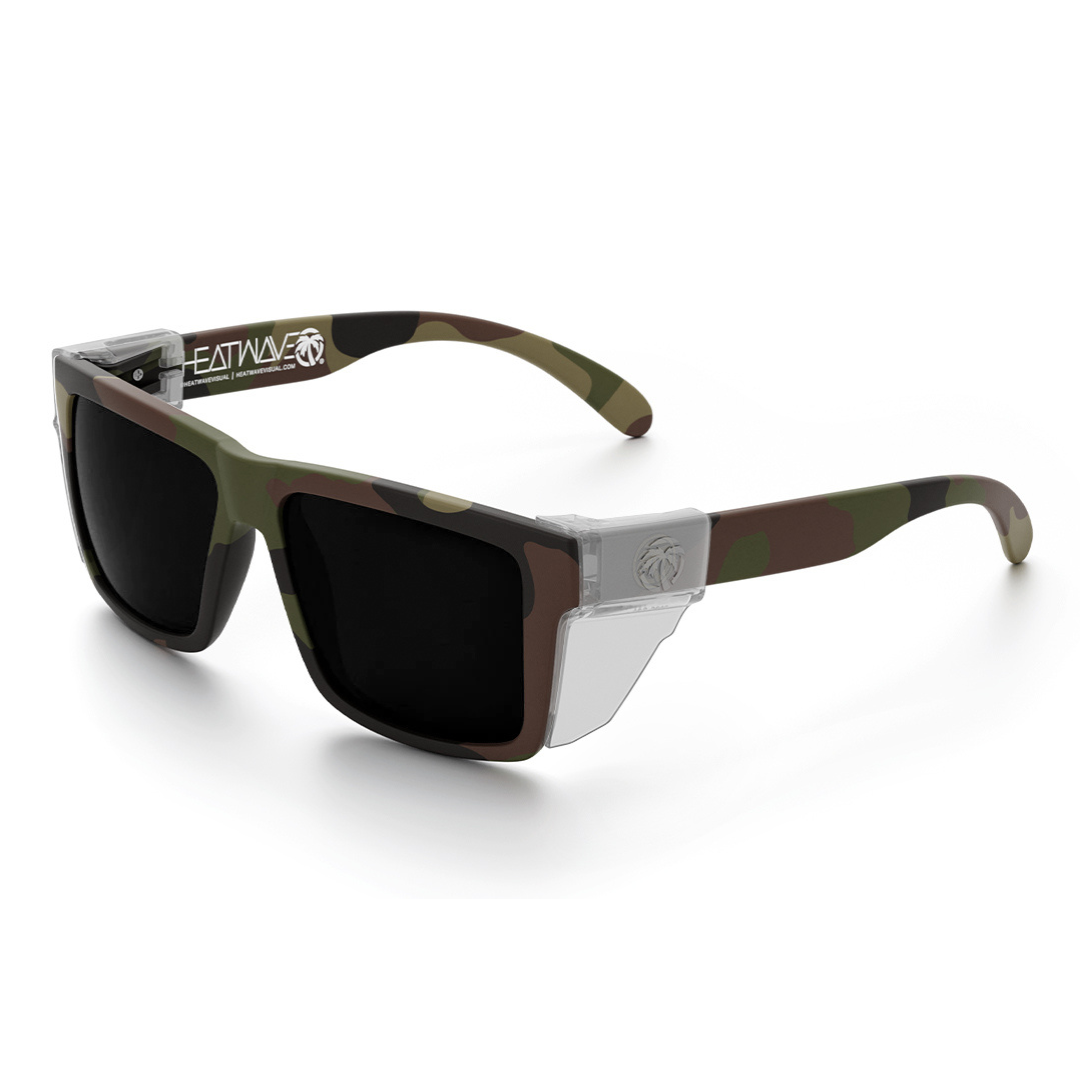 XL VISE SUNGLASSES: Fleck Camo Ultra Black