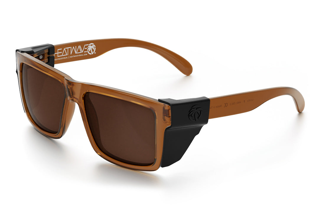 XL VISE SUNGLASSES: Saddle
