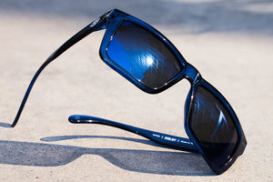 VISE Z87 SUNGLASSES: Neon Blue