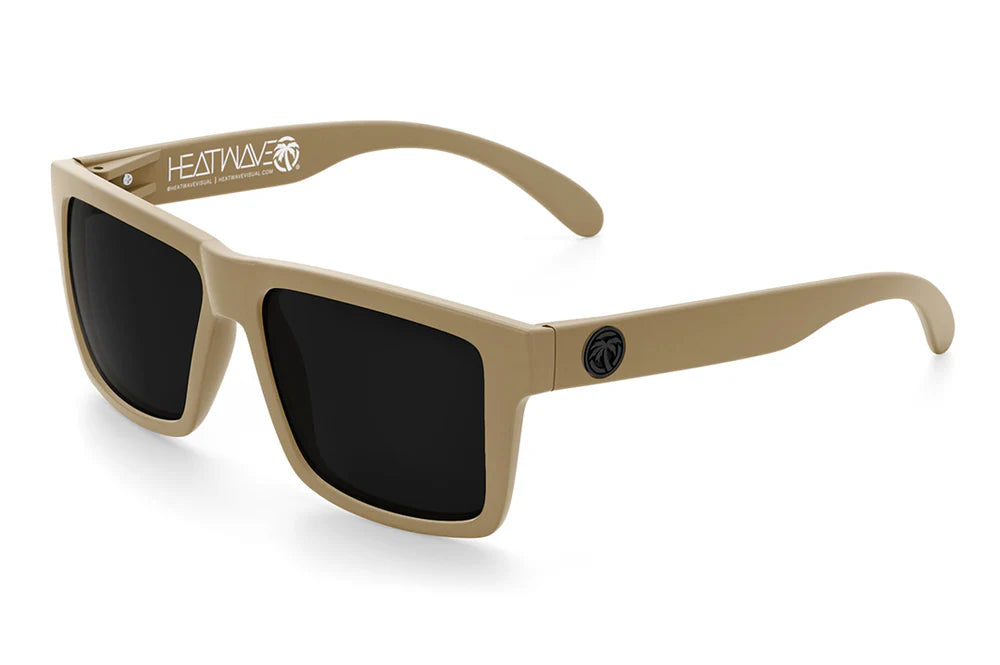 XL VISE SUNGLASSES: Desert Tan - Ultra Black