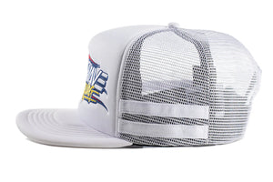 HWV HAT: Y2K Racing Hat - White