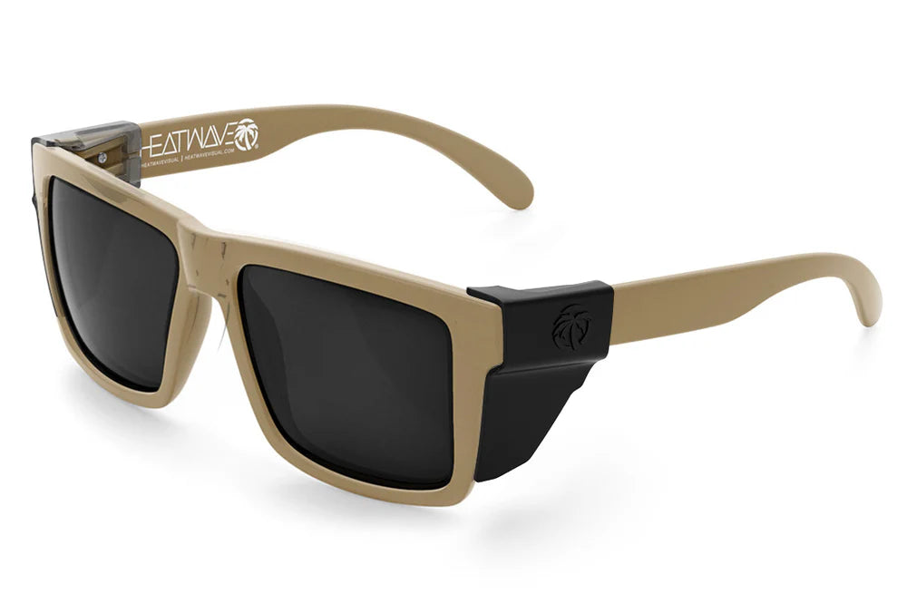 XL VISE SUNGLASSES: Desert Tan - Black