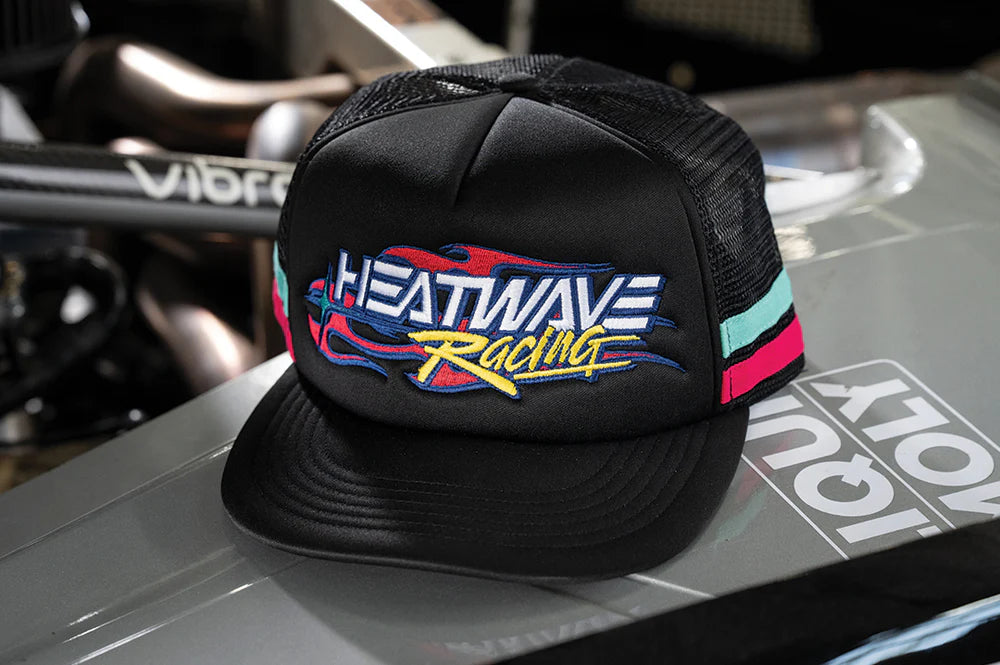 HWV HAT: Y2K Racing Hat - Black