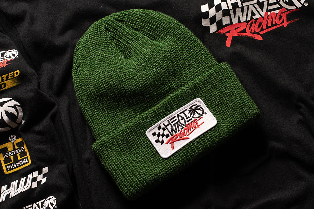 CHECKER BANDIT BEANIE: Grün