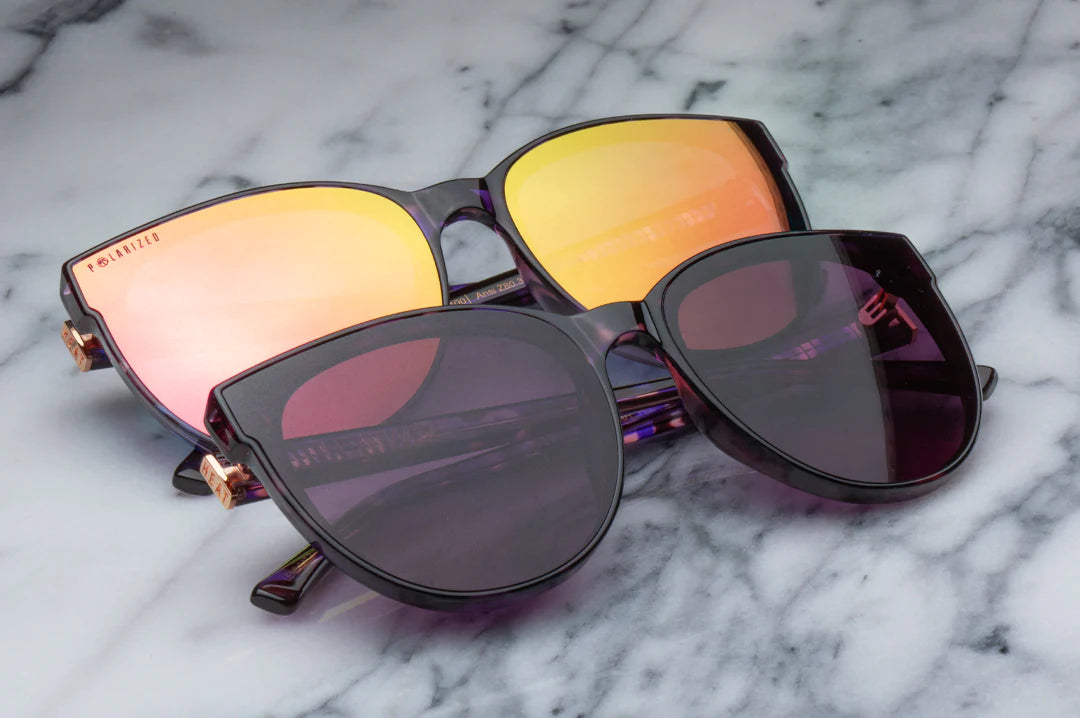 CARAT SUNGLASSES: Velvet Tortoise x Rose Gold