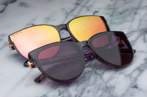 CARAT SUNGLASSES: Velvet Tortoise x Purple