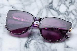 CARAT SUNGLASSES: Velvet Tortoise x Purple