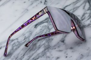 CLARITY SUNGLASSES: Velvet Tortoise x Purple