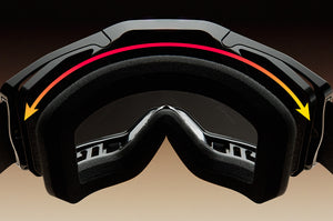 MXG-250 Motosport Goggle: Billboard Icon White