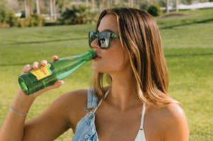 CARAT SUNGLASSES: Cycad Green Black