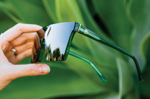 CLARITY SUNGLASSES: Cycad Green