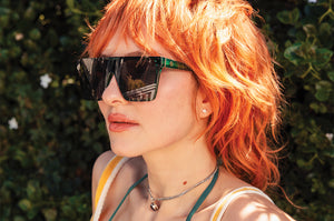 CLARITY SUNGLASSES: Cycad Green