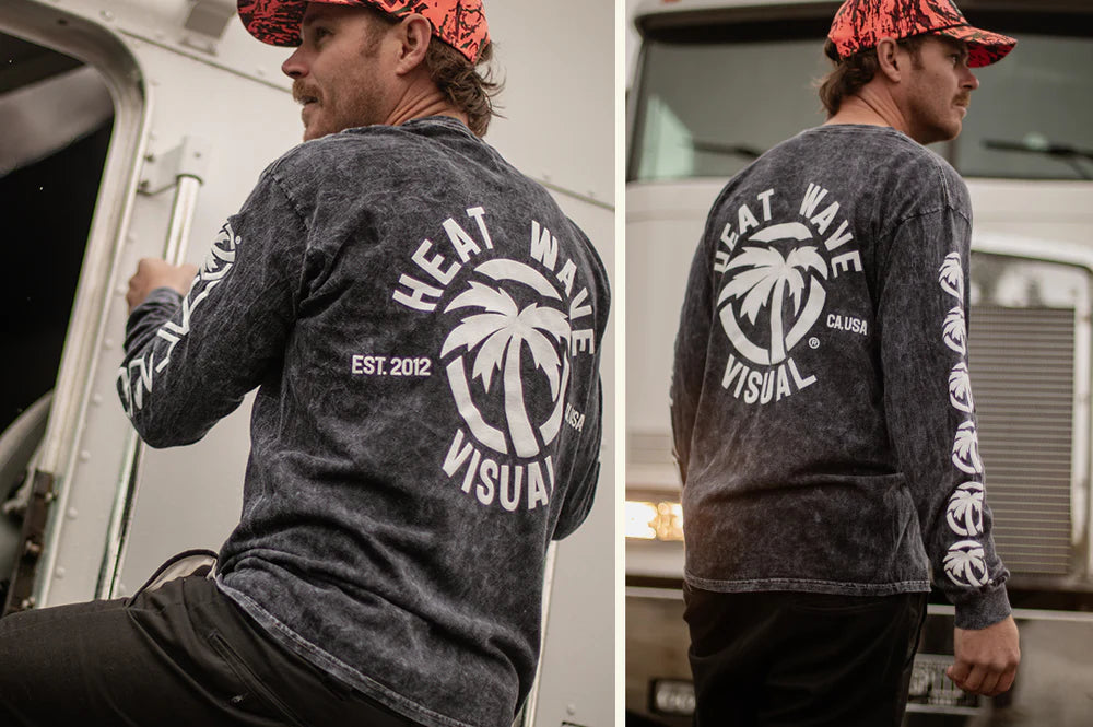 HWV LONG SLEEVE TEE: Mineral Wash