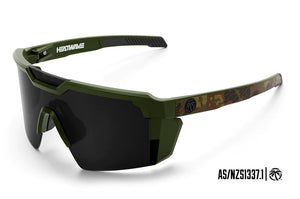 FUTURE TECH SUNGLASSES BLACK: Topo Camo