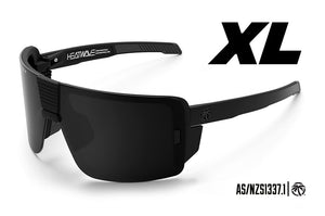 XL VECTOR SUNGLASSES BLACK: Black