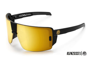 VECTOR SUNGLASSES BLACK: Gold