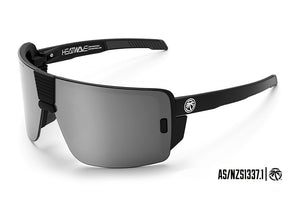 VECTOR-SONNENBRILLE SCHWARZ: Silber 