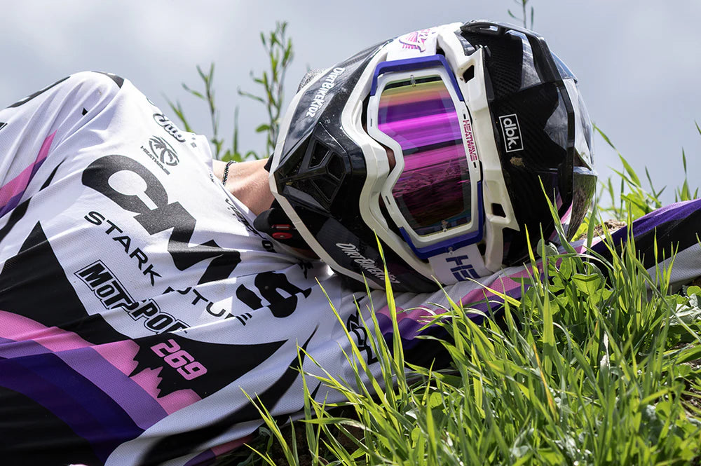 MXG-250 Motosport Goggle: HiLighter Racing