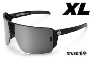 XL VECTOR SUNGLASSES BLACK: Silver