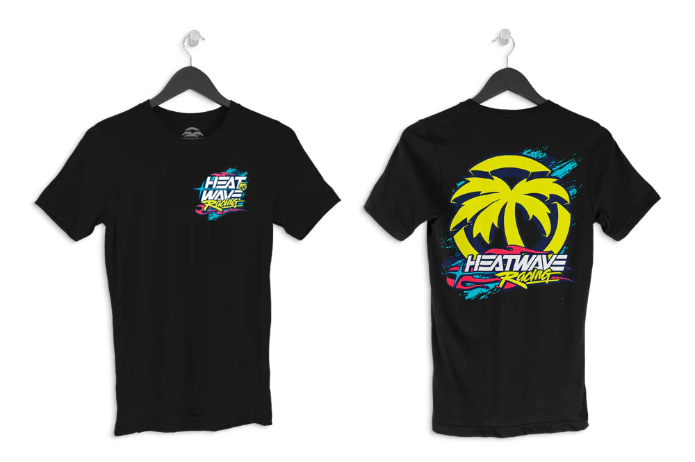 HWV TEE: Y2K Racing Black T-Shirt