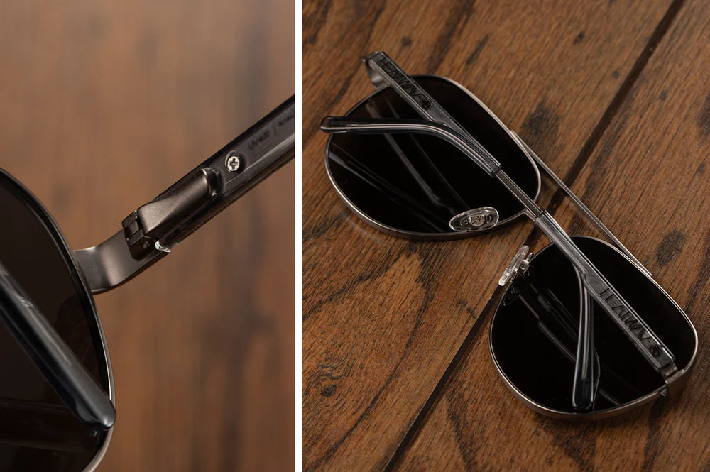 INCLINE SUNGLASSES: Gun Metal