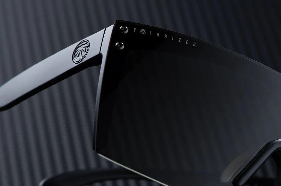 LAZER FACE SUNGLASSES: Black