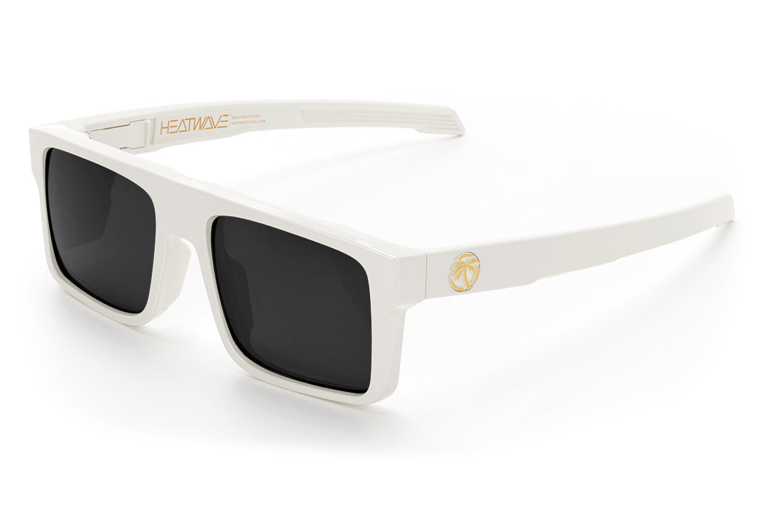 PERFORMANCE RAYTH SUNGLASSES: Raha White Black Tint