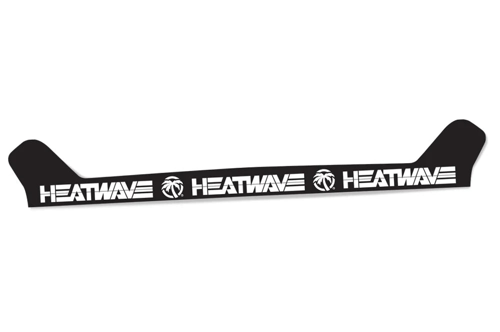 Heat Wave Helmet Visor Decal