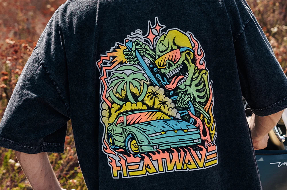 HWV TALLBOY TEE: Charcoal Die - SML ONLY