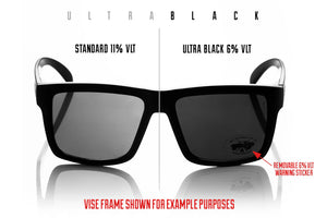 QUATRO SUNGLASSES: Ultra Black
