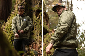 Heat Wave Woobie Hoody: OD Green