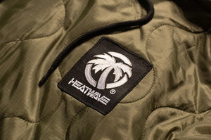 Heat Wave Woobie Hoody: OD Green