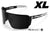 XL-VEKTOR-SONNENBRILLE SCHWARZ: Bones Customs 