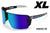 XL VECTOR SUNGLASSES BLACK: Unltd Freedom