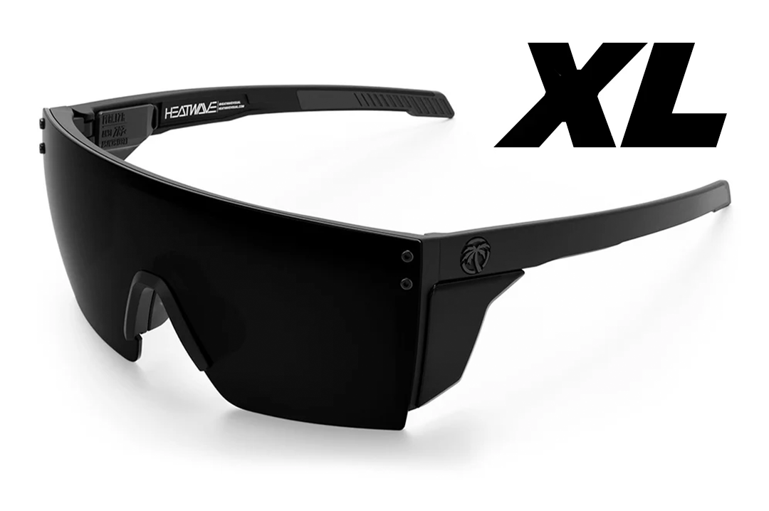 PERFORMANCE XL LAZER FACE SUNGLASSES: Ultra Black